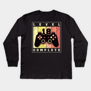 18 Birthday Gift Kids Long Sleeve T-Shirt